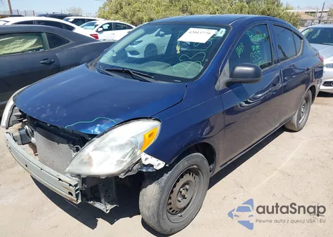 2014 Nissan Versa 1.6 S z USA, uszkodzony, nr VIN 3N1CN7AP3EL858854